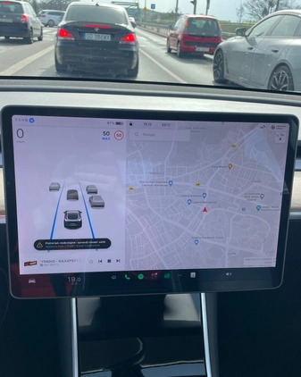 Tesla Model 3 cena 94500 przebieg: 134000, rok produkcji 2019 z Gdańsk małe 254